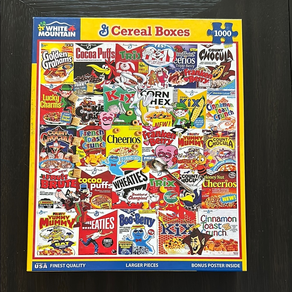White Mountain Cereal Boxes Puzzle